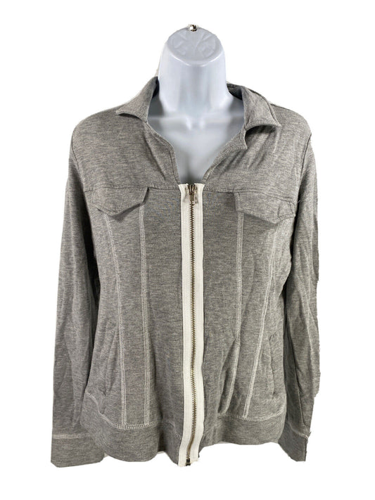 Trouble at the Mill Women's Gray Made in USA Full Zip Sweatshirt Sz S