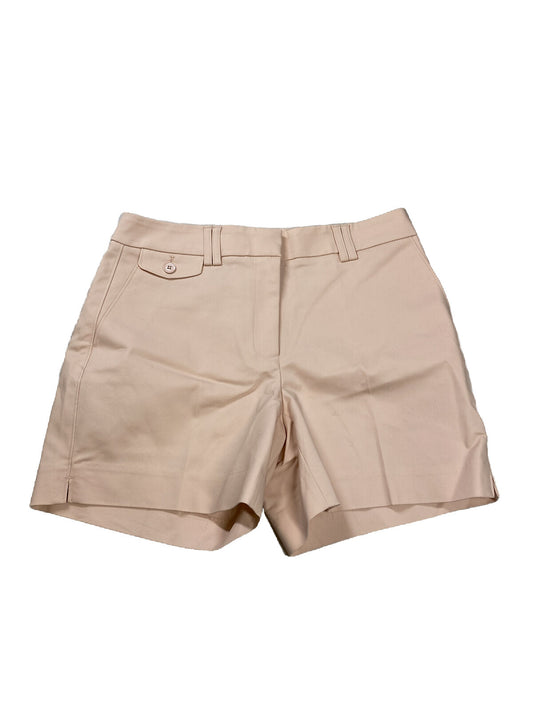 NUEVOS pantalones cortos elásticos de 5 pulgadas en color melocotón rosa para mujer de White House Black Market - 4