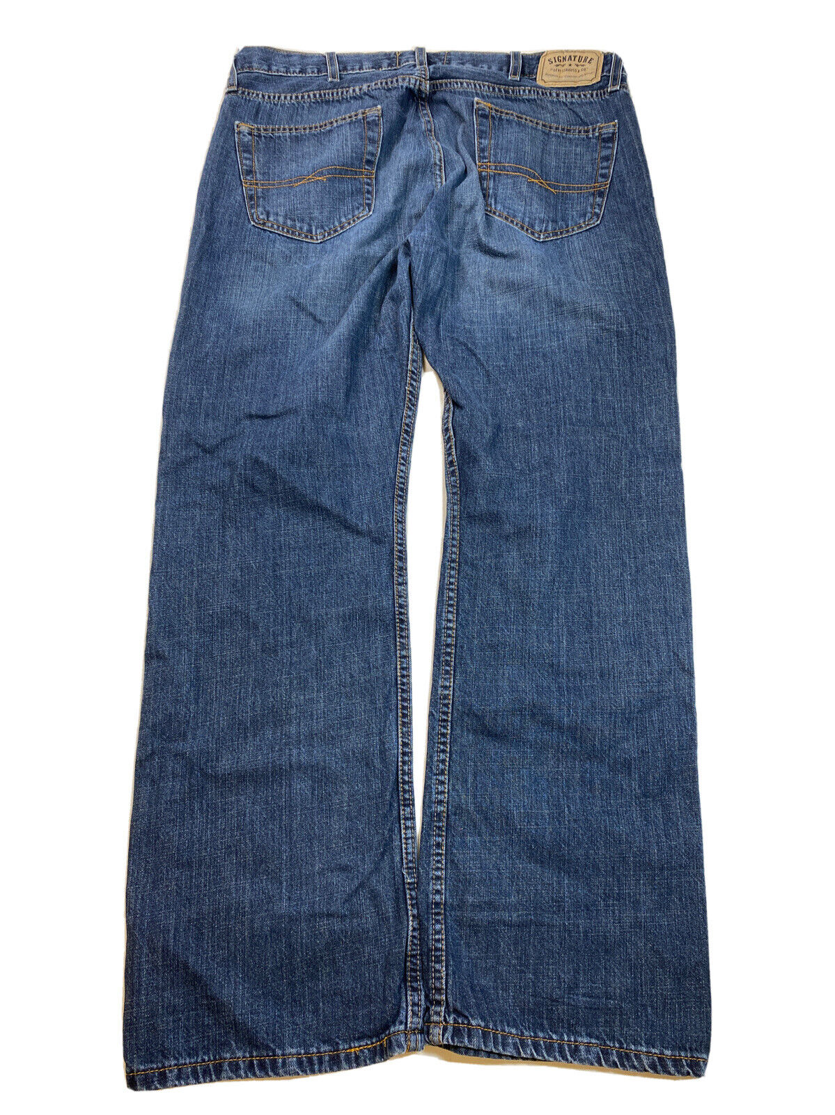 Levis Signature Men's Medium Wash Slim Straight Denim Jeans - 38x32