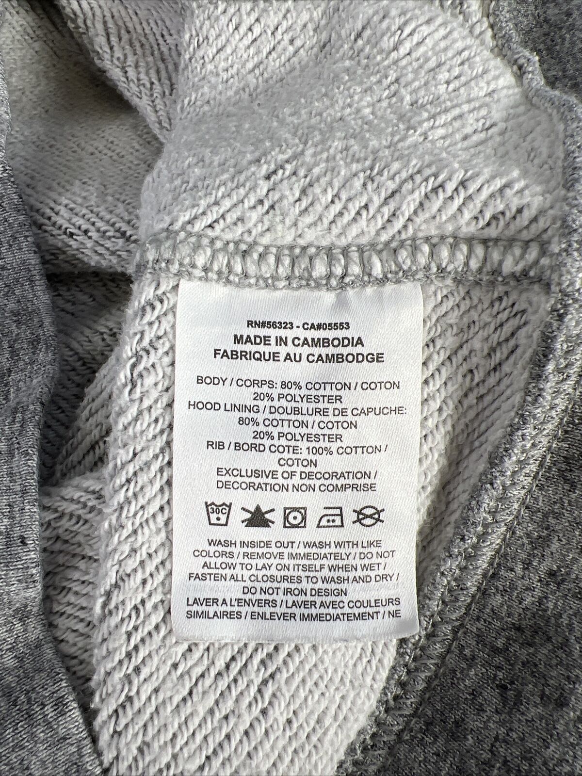 Nike Sudadera con capucha y cremallera completa Sportswear Heritage de mujer de color gris - S