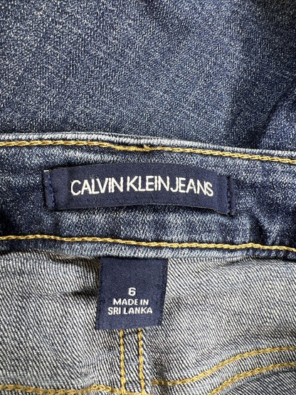 Calvin Klein Women's Dark Wash Skinny Jeans - 6
