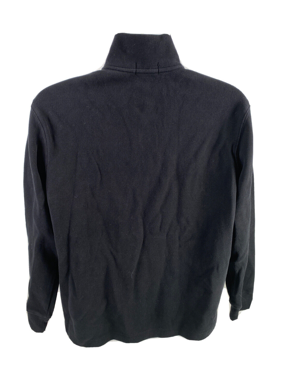 Polo Ralph Lauren Suéter negro de manga larga con cremallera de 1/4 para hombre - L