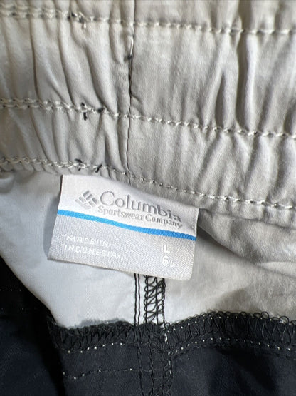 NUEVOS pantalones cortos Columbia Hybrid Omni Shade negros para mujer - L