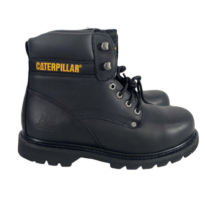 NEW Caterpillar Men's Black Birmingham 6 IN Steel Toe Work Boots - 9