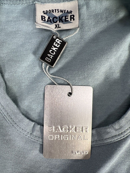 NEW Backer BCR Men's Blue Short Sleeve  T-Shirt - XL