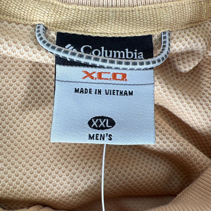 NEW Columbia Men's Yellow XCO Cirque Peak Polo Shirt - XXL