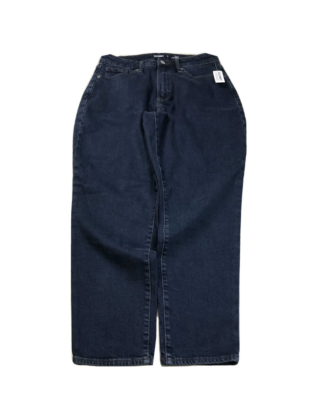 NEW Old Navy Women's Dark Wash High Rise Curvy Straight Denim Jeans - 10
