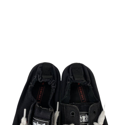 Levis Women's Black Canvas Stan G Slip On Sneakers - 10
