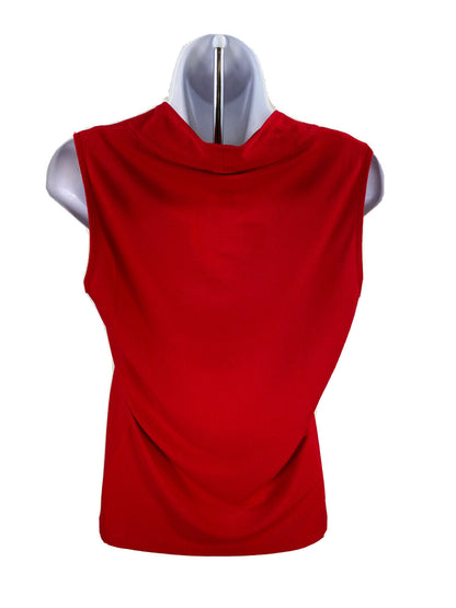 Chico's Women's Red Stretch Sleeveless Top Blouse Sz 0/US S