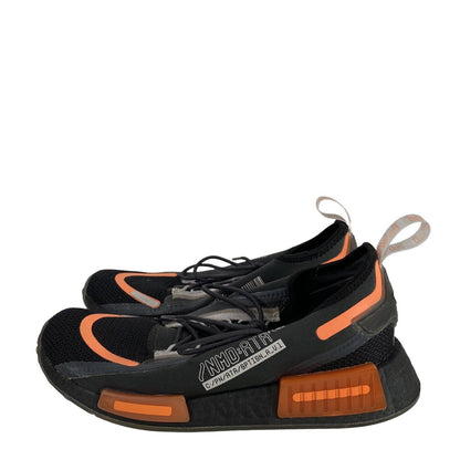 Adidas Men's Black/Orange NMD_R1 Spectoo GZ9264 Lace Up Sneakers - 8.5