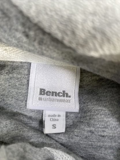 Bench Women's Gray Striped Lightweight Full Zip Jacket - S