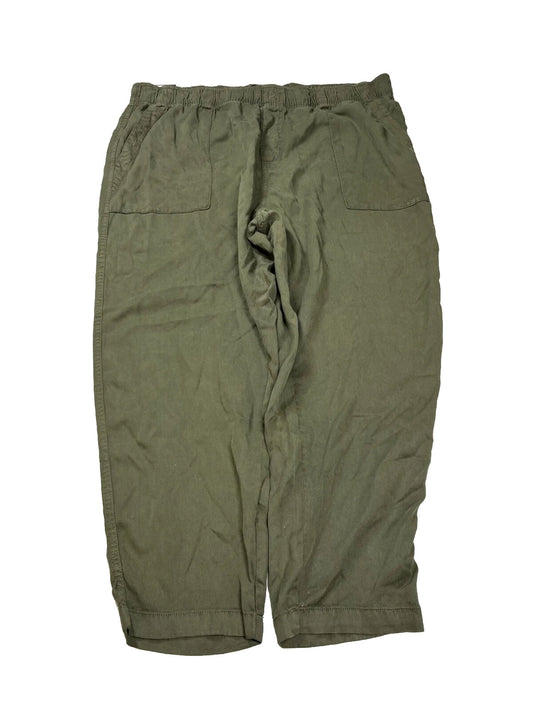 NEW Gap Women's Green Tencel Pull On Pants - XXL