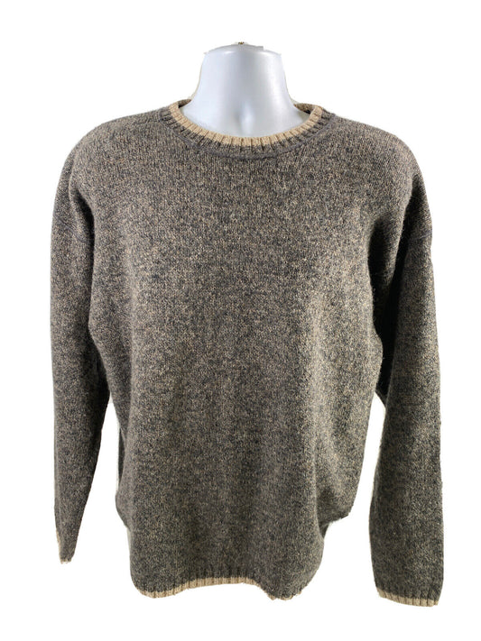 Woolrich Men's Gray Long Sleeve Wool Blend Sweater - L