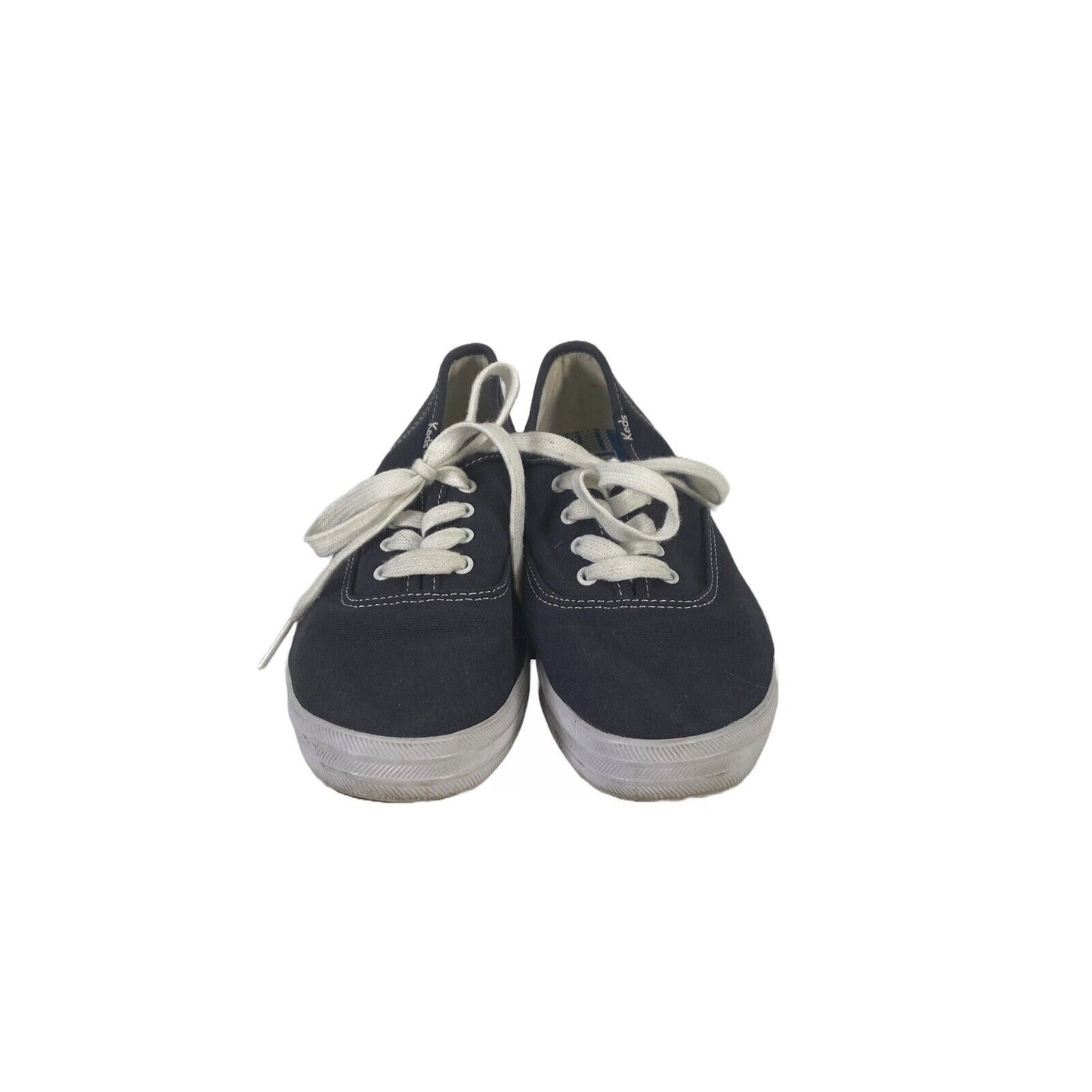 Keds Women's Navy Blue Fabric Lace up Low Top Classic Sneakers Shoes - 7