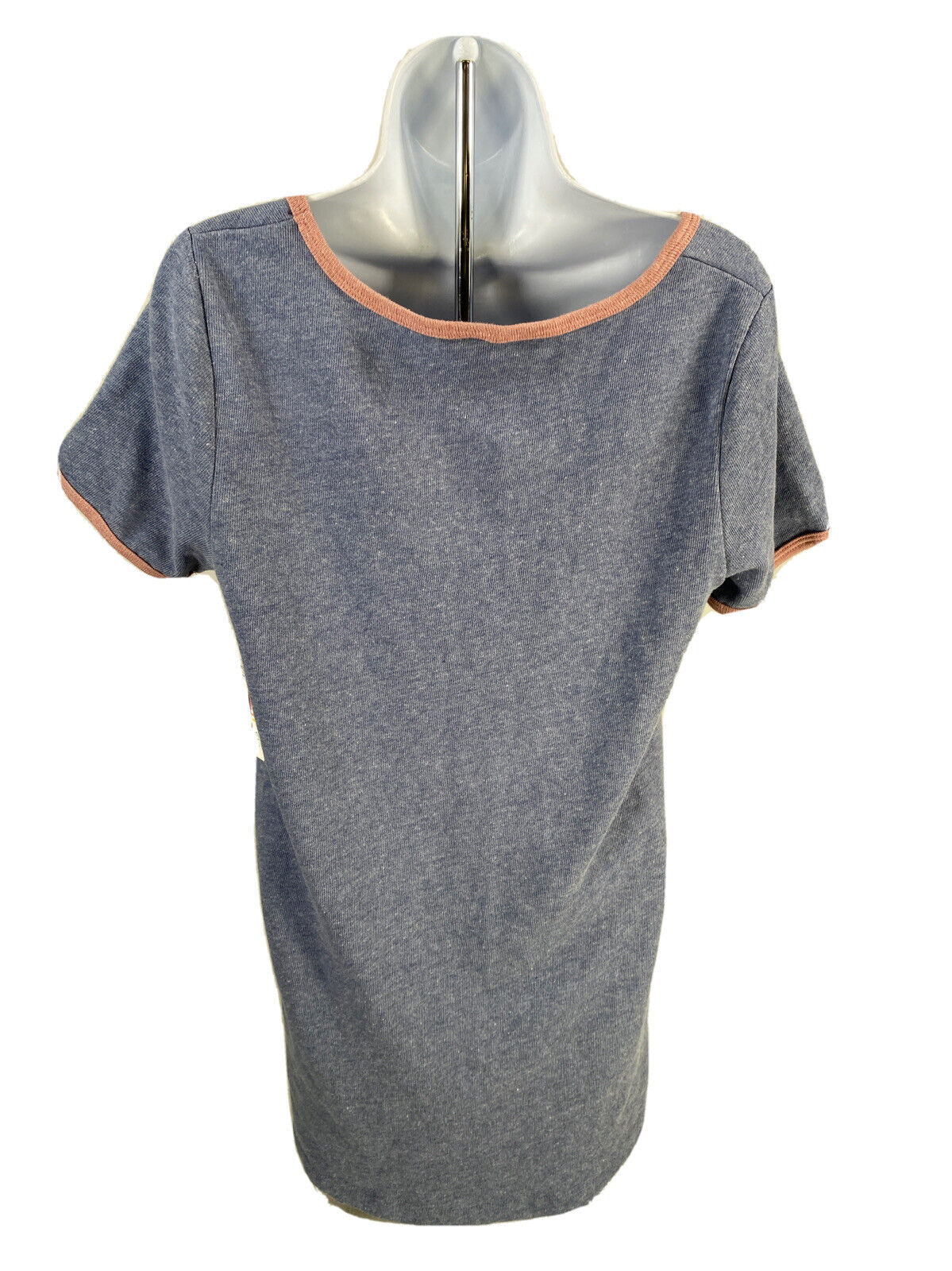 NEW Lularoe Women's Blue Short Sleeve Knit Classic T-Shirt Sz S