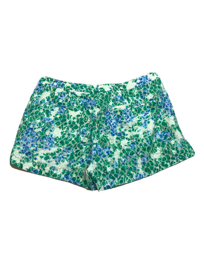 Madewell Women's Blue/Green Floral Lacebloom Lined Shorts - 12