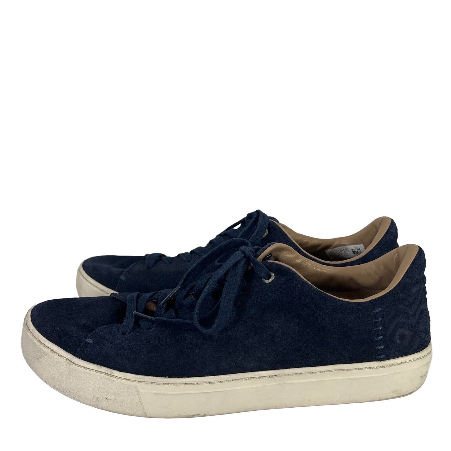 Toms Men's Navy Blue Suede Lenox Sneakers Shoes - 11.5