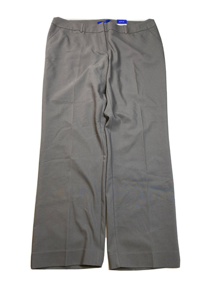 NEW APT.9 Women's Gray Torie Curvy Straight Dress Pants - 14 Petite