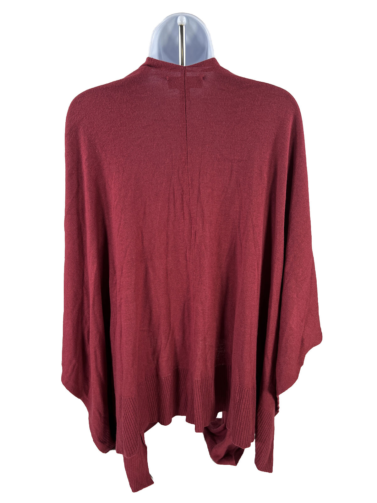 Nordstrom Women's Red Open Front Shawl Sweater - One Size