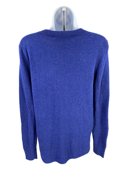NEW LOFT Women's Blue Wool Blend Thin Knit Long Sleeve Sweater - S