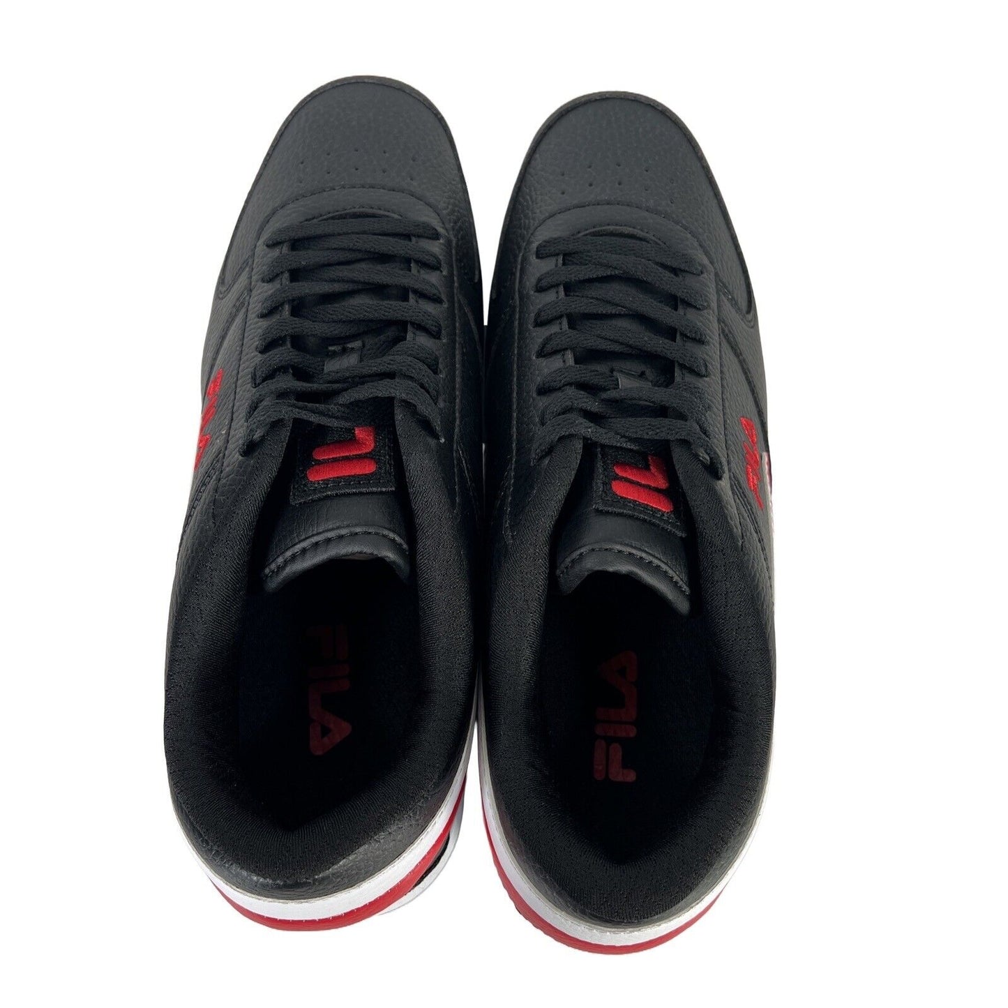 NEW Fila Men's Black/Red A-Low Athletic Sneakers - 10