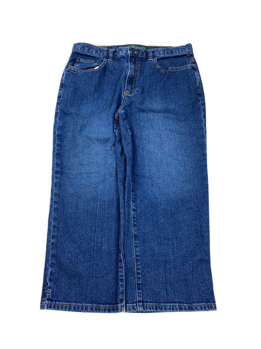 Lauren Ralph Lauren Jeans recortados de lavado medio para mujer - 8
