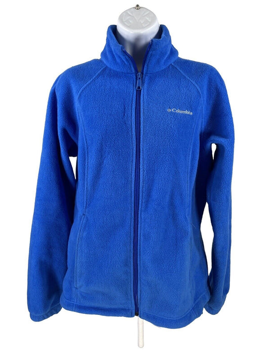 Columbia Women's Blue Full Zip Benton Springs Fleece Jacket - M