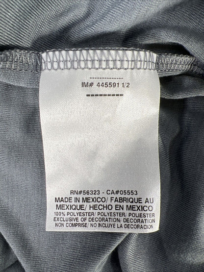Camiseta deportiva de manga corta Nike Dri-Fit Breathe gris para hombre - XXL