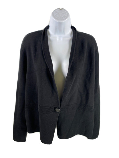Chico's Women's Black Long Sleeve Fairene Cardigan Sweater - 1 (US M)