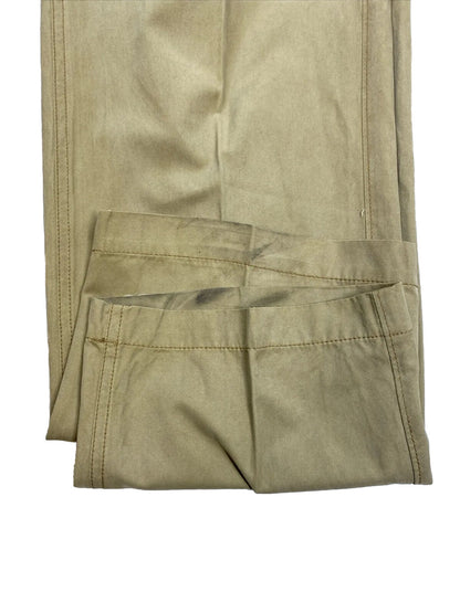 Tommy Bahama Men's Beige Silk Blend Chino Khaki Pants - 34