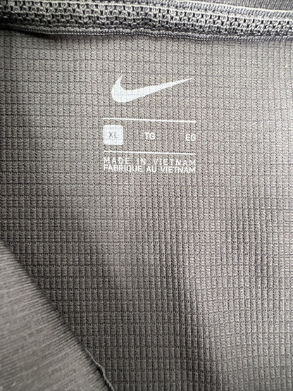 Nike Men's Gray Short Sleeve Athletic Polo Shirt - XL