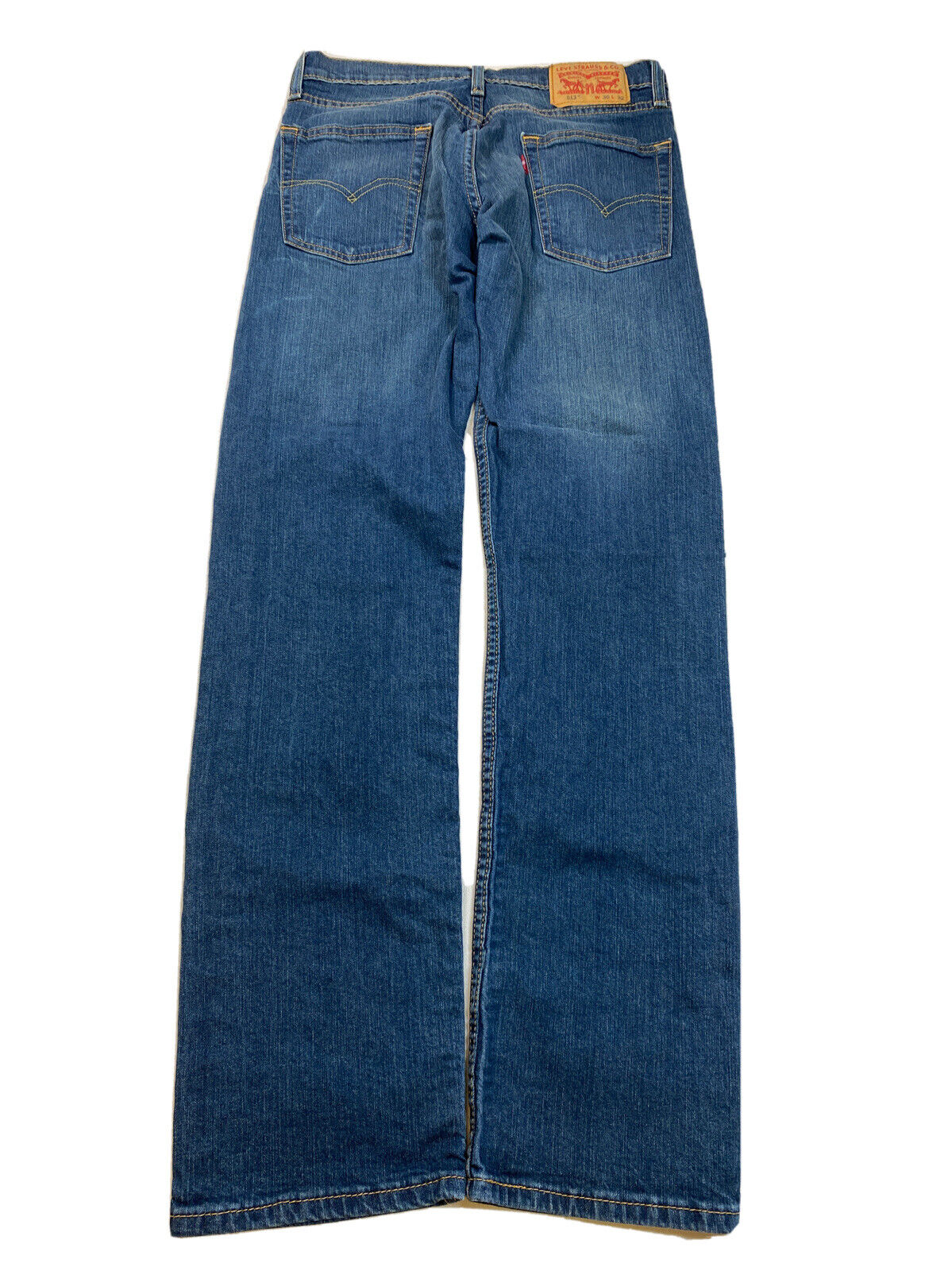 Levis Men's Medium Wash 513 Slim Straight Denim Jeans - 30x32