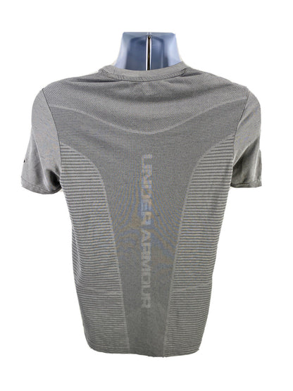 Under Armour Men's Gray Shorts Sleeve The Seamless Tee Athletic Shirt - S
