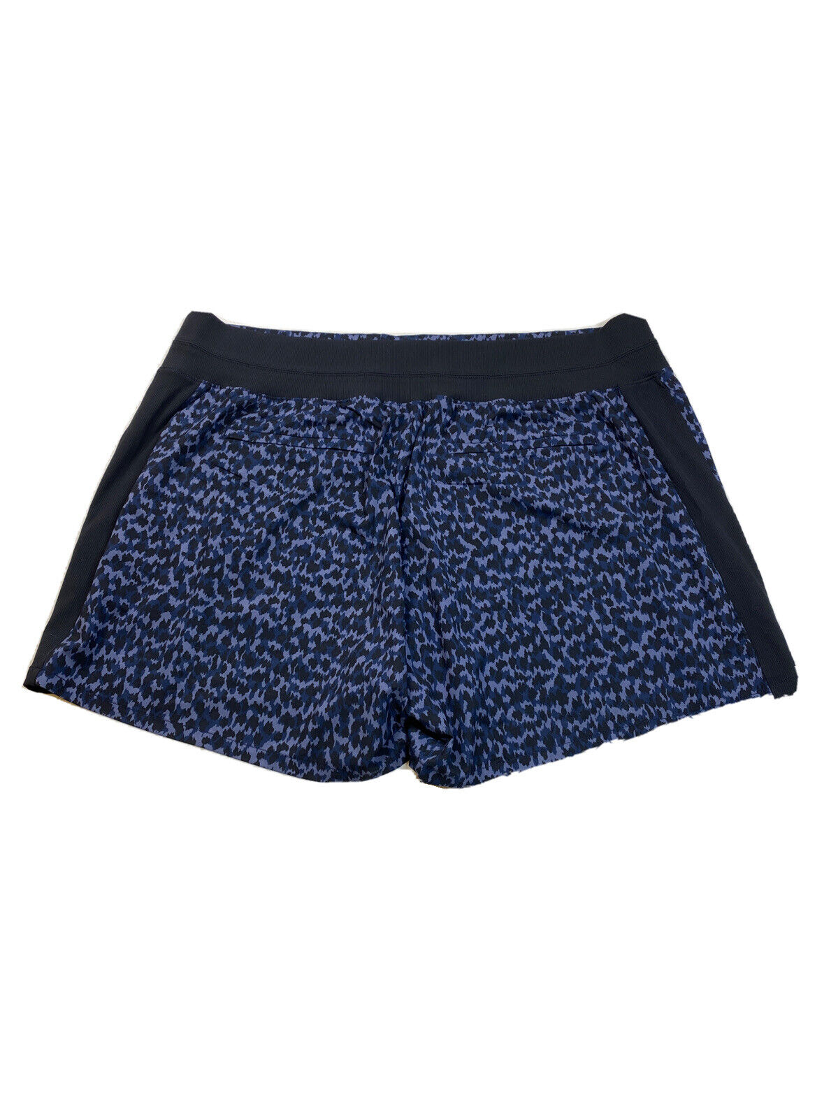 NUEVOS pantalones cortos atléticos Brooklyn con estampado geométrico azul Athleta para mujer - 18