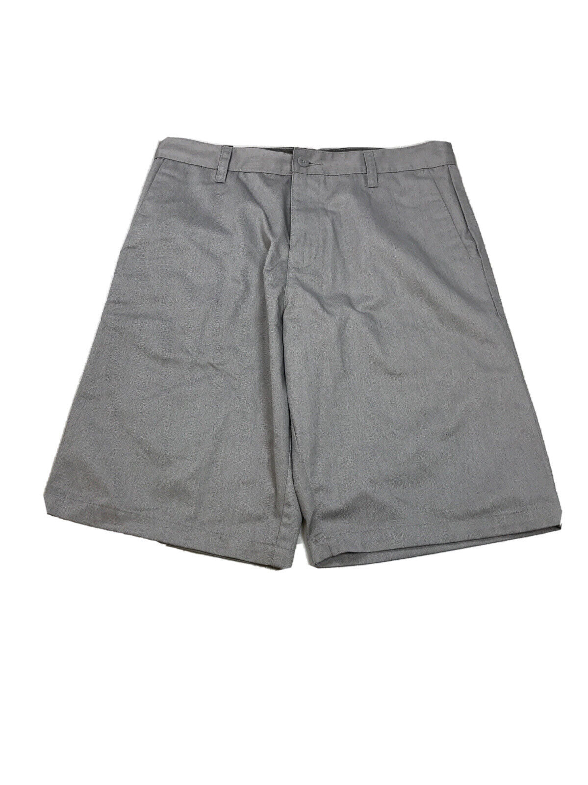NEW Subculture Men's Gray Flat Front Chino Shorts - 32