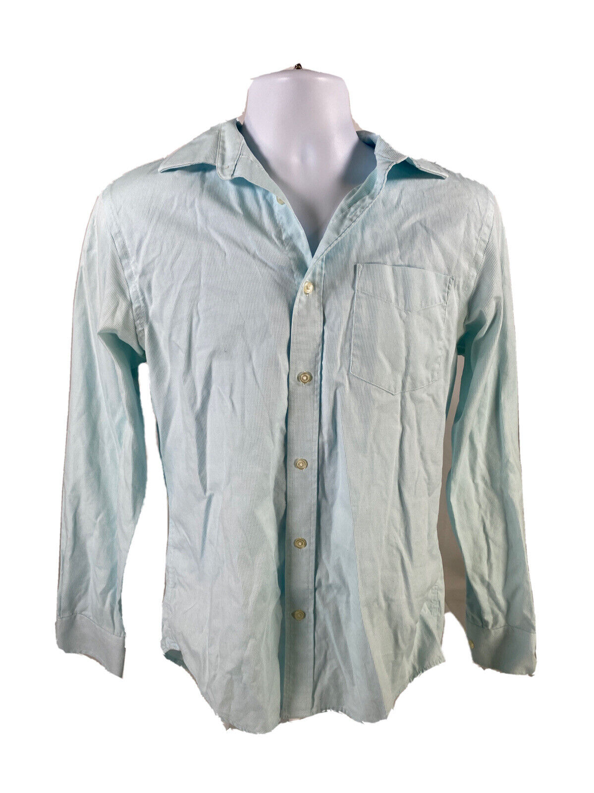 Banana Republic Men's Blue Non-Iron Classic Fit Button Up Shirt -S (32-33)