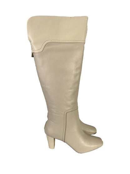 NEW Bandolino Women's Ivory Leather Viet Over The Knee Boots - 7.5