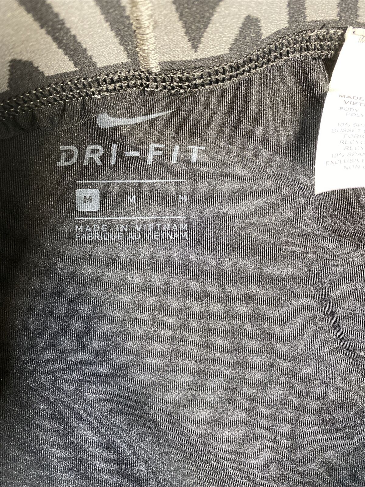 Nike Men's Black Dri-Fit Compression Layer Training Pants - M