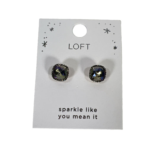 NEW LOFT Women's Dark Iridescent Gold Tone Stud Earrings