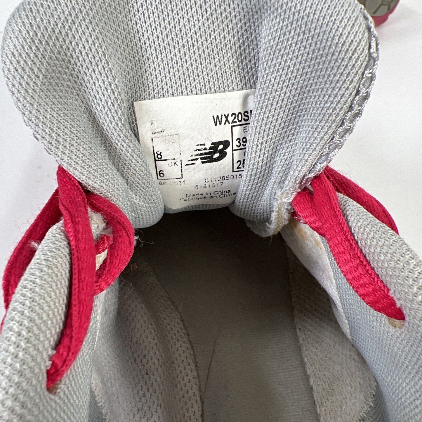 New Balance Minimus - Zapatos deportivos con cordones para mujer, color gris/rosa, 8