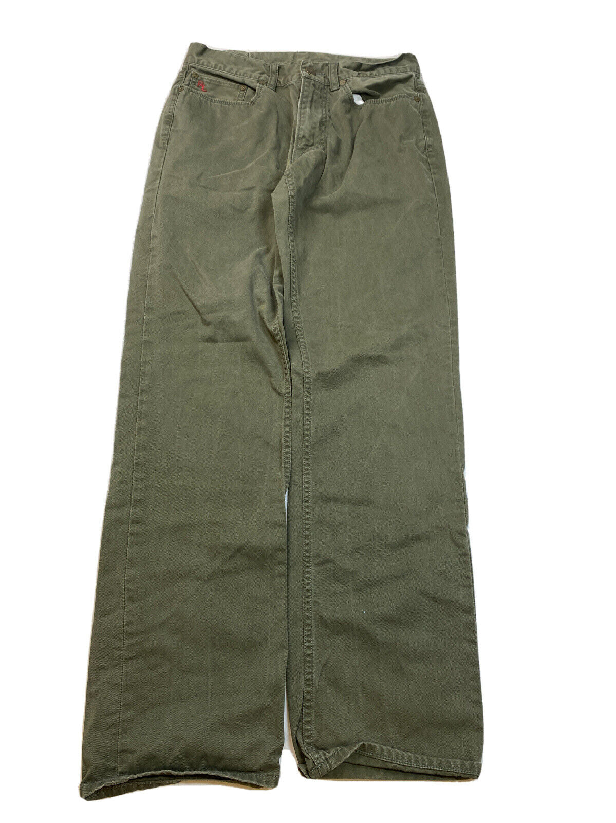 Polo Ralph Lauren Men's Green Straight Leg Chino Pants - 30x32