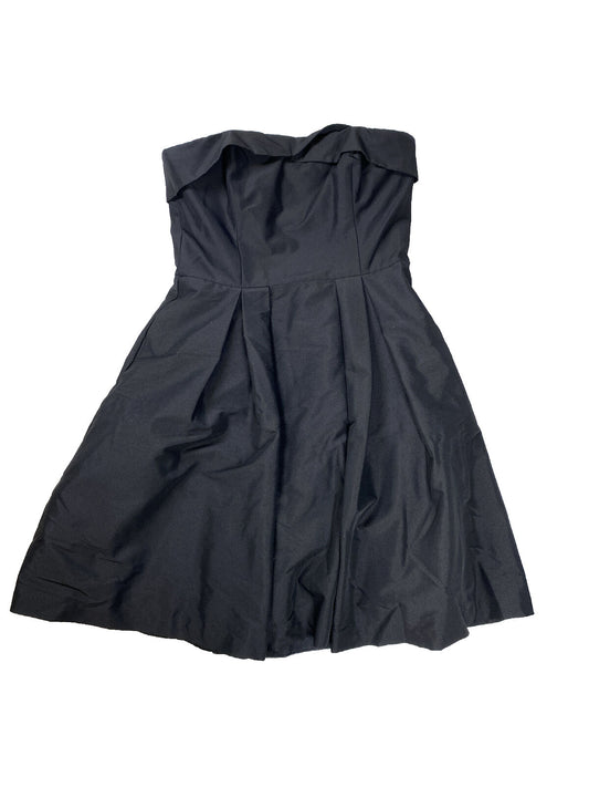 White House Black Market Women's Black Strapless Ball Gown Dress - 6
