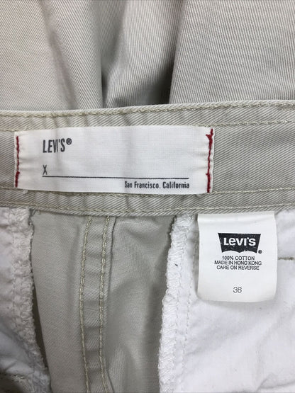 Levis Shorts cargo de algodón beige para hombre - 36