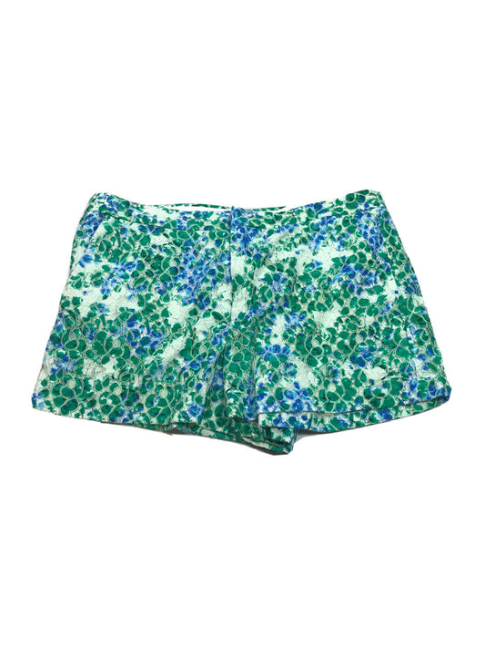 Madewell Pantalones cortos con forro floral azul/verde para mujer - 12
