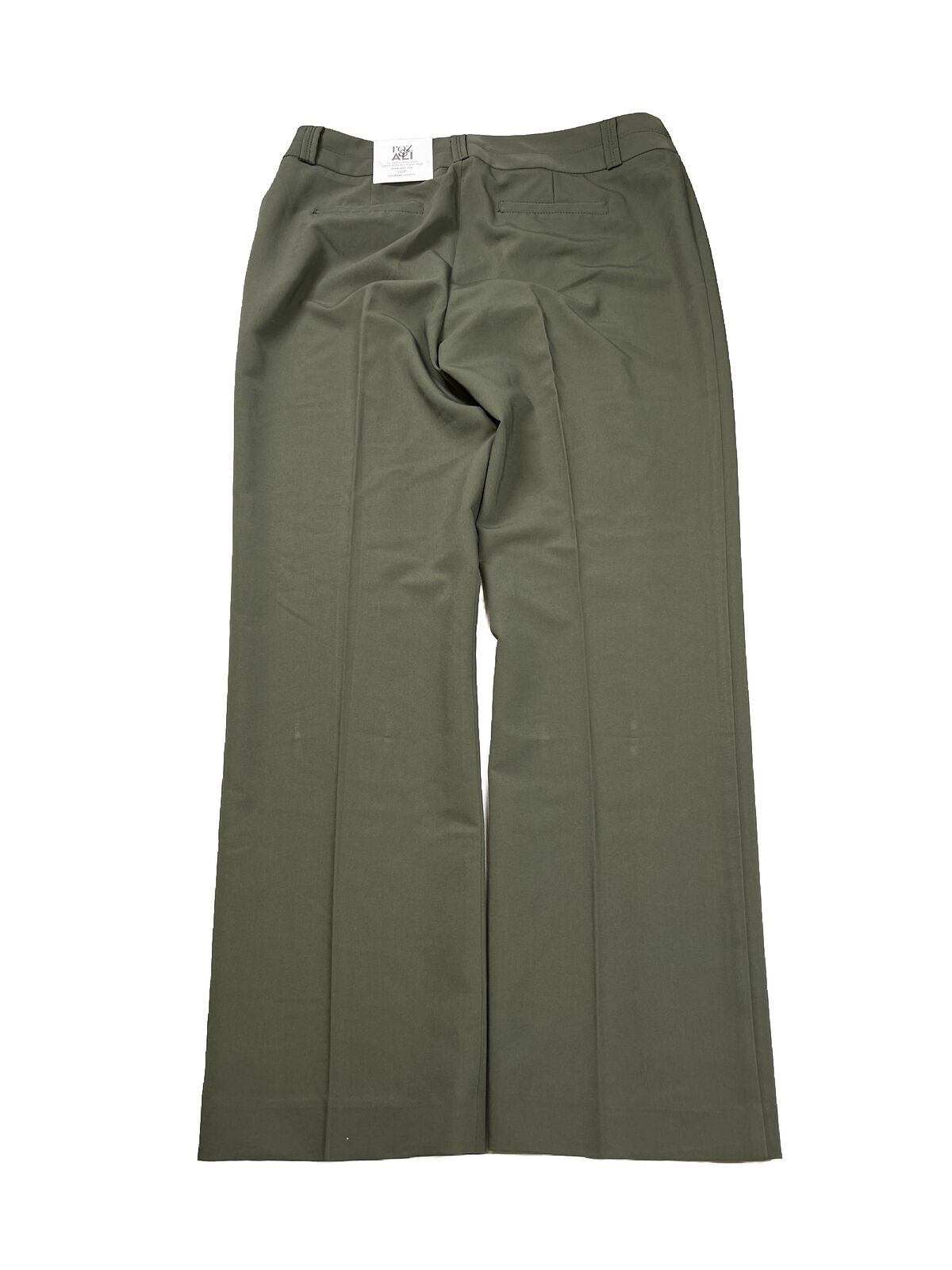NUEVO Pantalón de vestir verde ajustado de Roz and Ali para mujer - Petite 10P