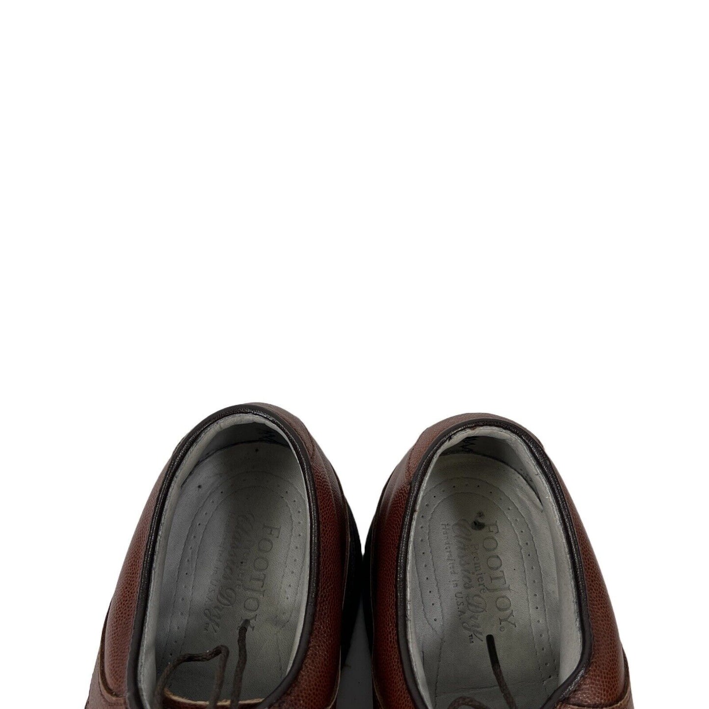 Foot Joy Men's Brown Leather Lace Up Oxford Dress Shoes - 9