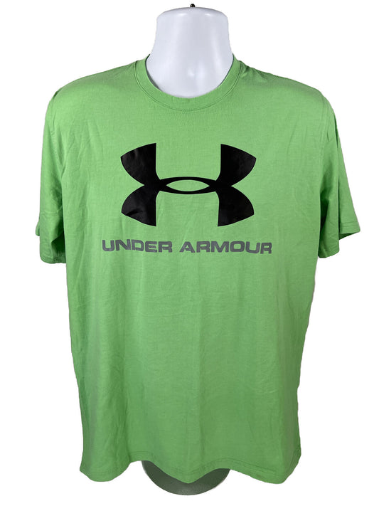 Under Armour Men's Green Graphic Loose Fit T-Shirt - L