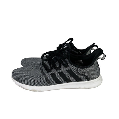 adidas Cloudfoam Pure 2.0 - Zapatillas de running con cordones para mujer, color gris/negro, 40
