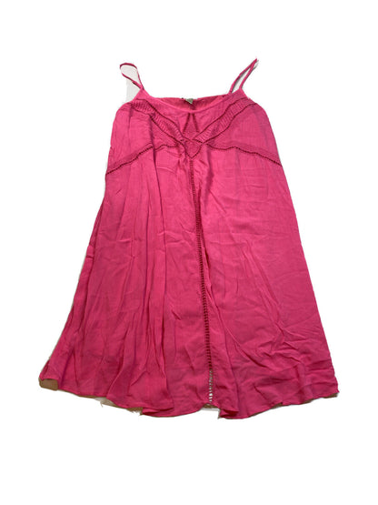 NEW LOFT Women's Pink Sleeveless Knee Length Sundress - XL
