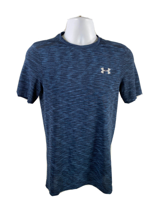 Under Armour Men's Blue HeatGear Fitted Short Sleeve Athletic Shirt - S